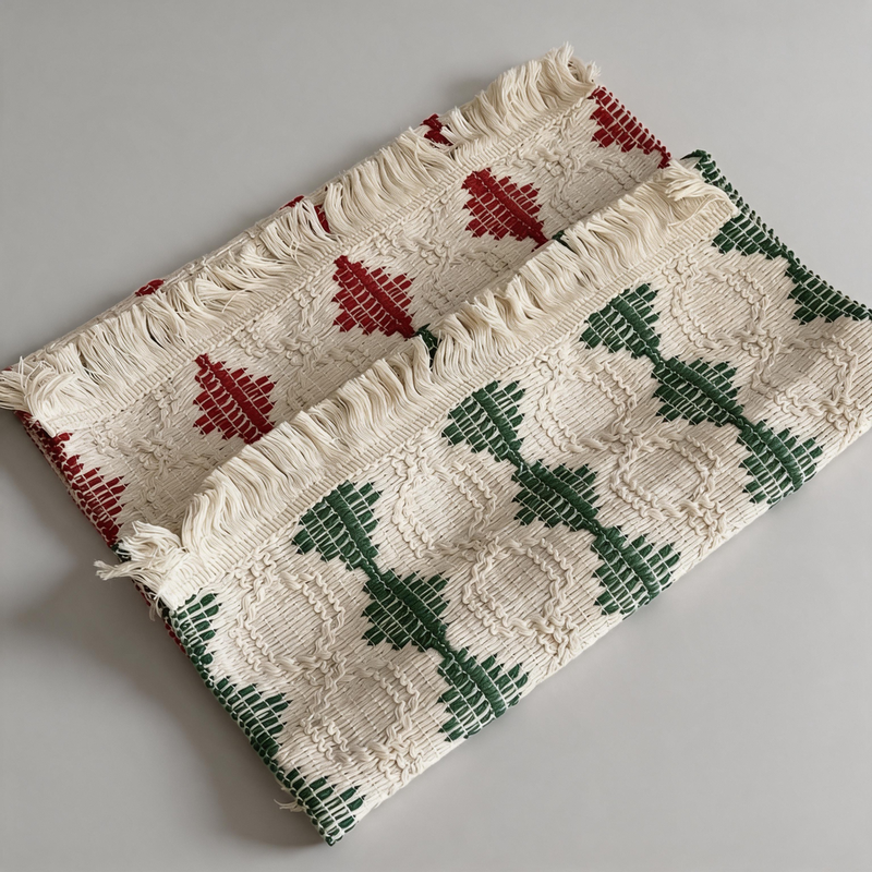 Multi-purpose Cotton Linen Tassel Nordic Placemat Table
