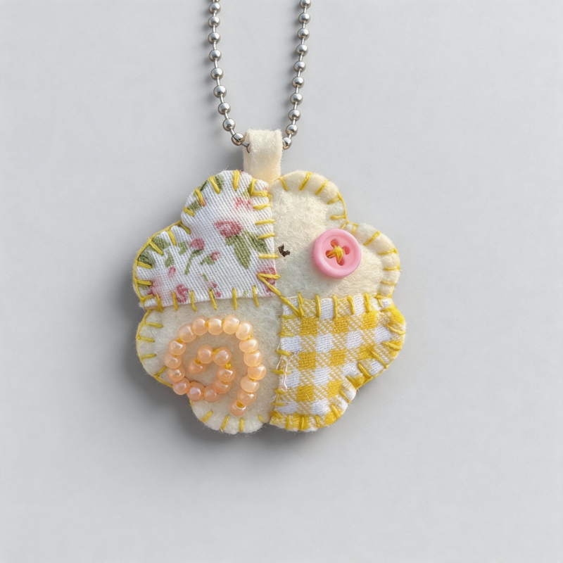 Clover Patchwork Bag Charm