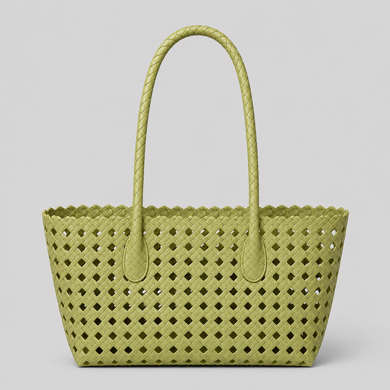 Woven Market Tote Bag
