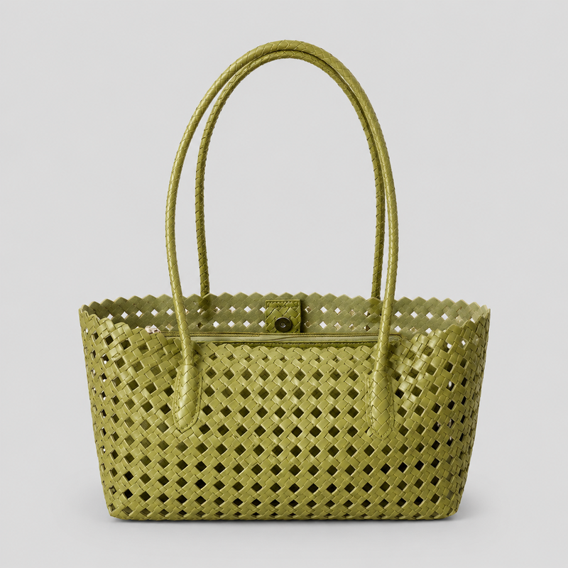 Woven Market Tote Bag