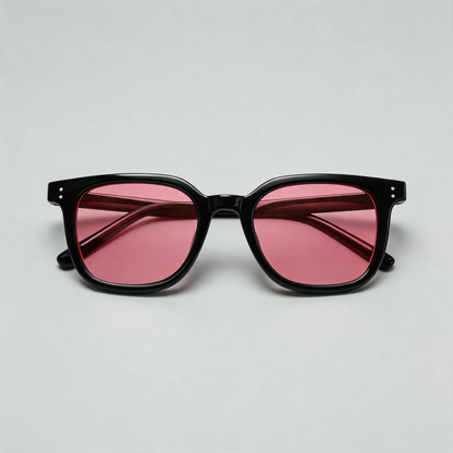 Black Frame Tea Tint Sunglasses