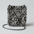 Vintage Embroidered Canvas Crossbody Pouch