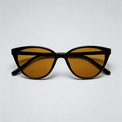 Retro Cat Eye Slim Sunglasses