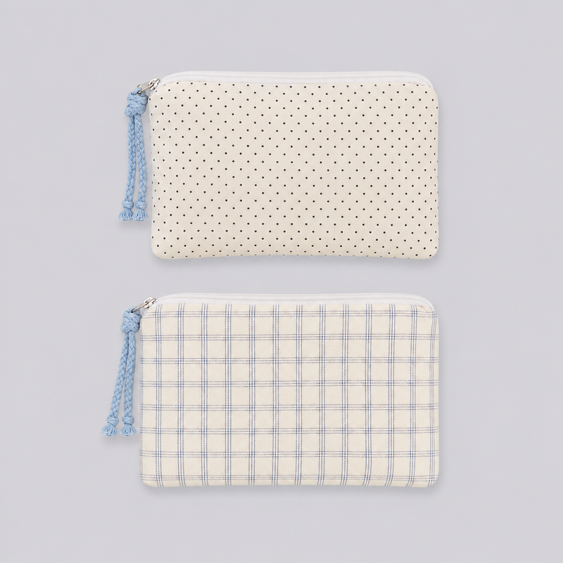 Polka Dots Patterned Cotton Daily Fashion Bag