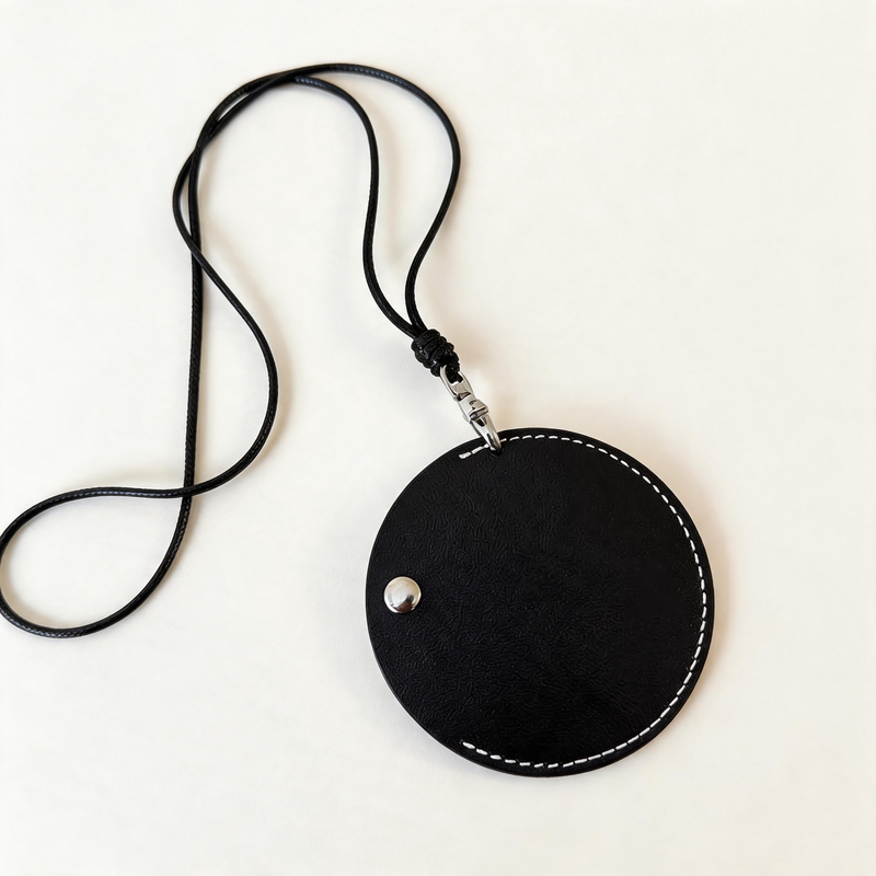 Faux PU Sunglasses Holder Necklace