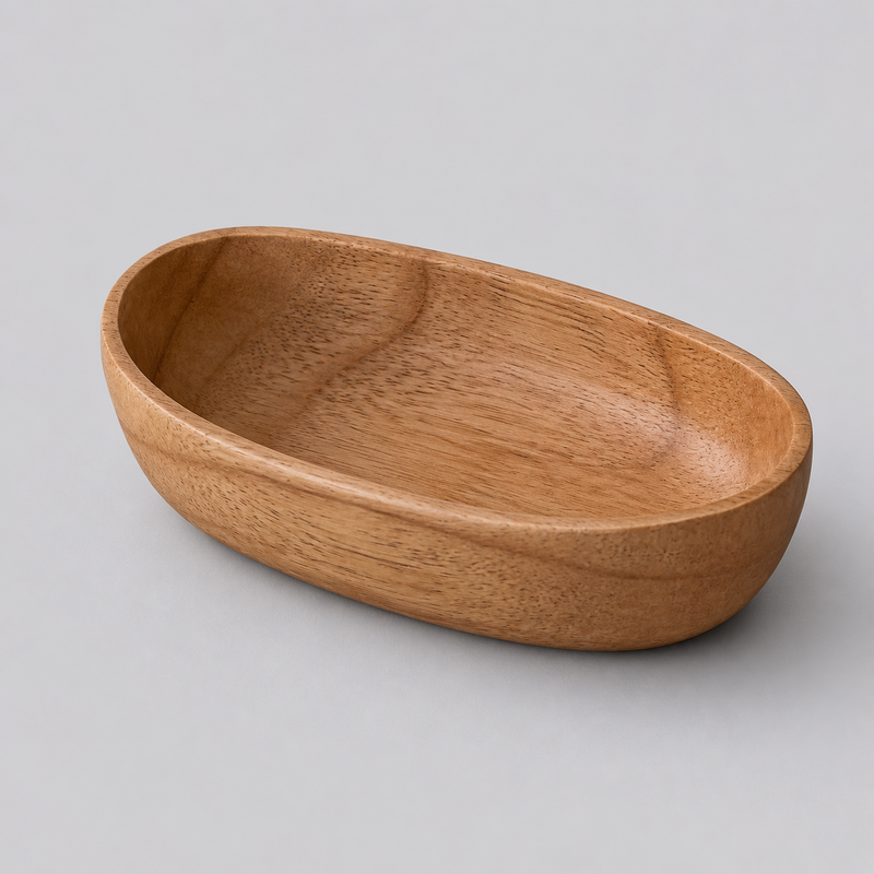 Solid Wood Boat-Shaped Trays