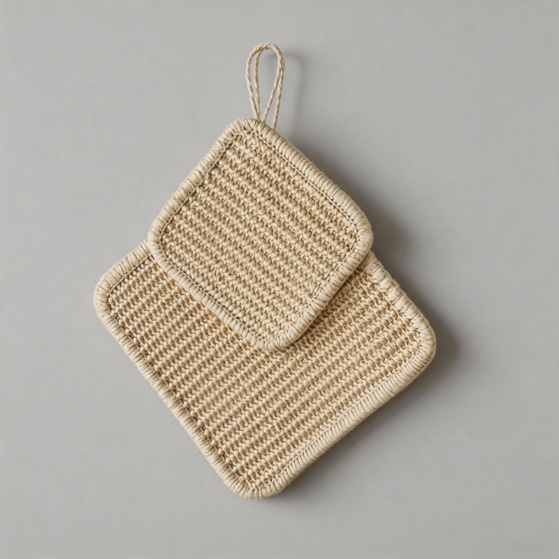 Multi-purpose Grass Woven Fiber Pot Mat Coaster
