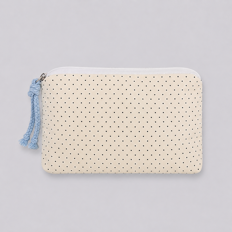 Polka Dots Patterned Cotton Daily Fashion Bag