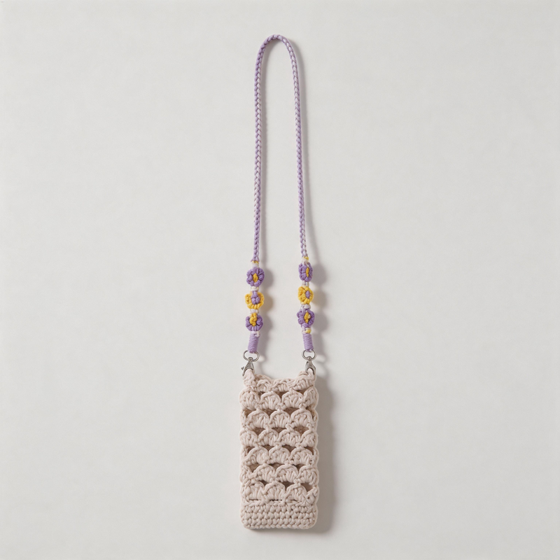 Woven Phone Crossbody Bag