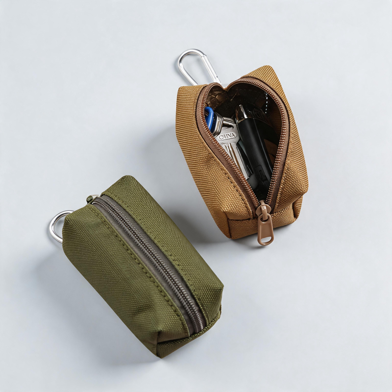 Cord Zip Key Pouch