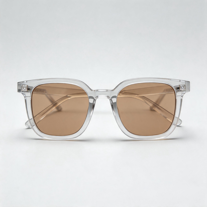 Black Frame Tea Tint Sunglasses