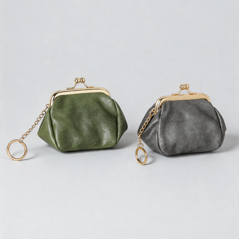 Kiss Lock Cosmetic Mini Pouch