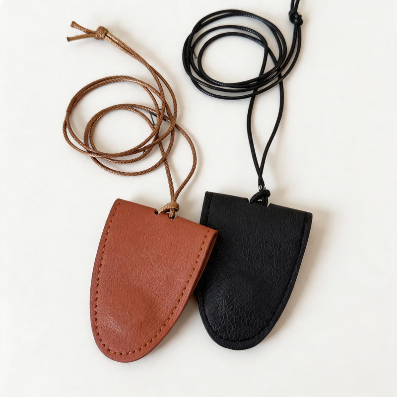 Faux PU Sunglasses Holder Necklace