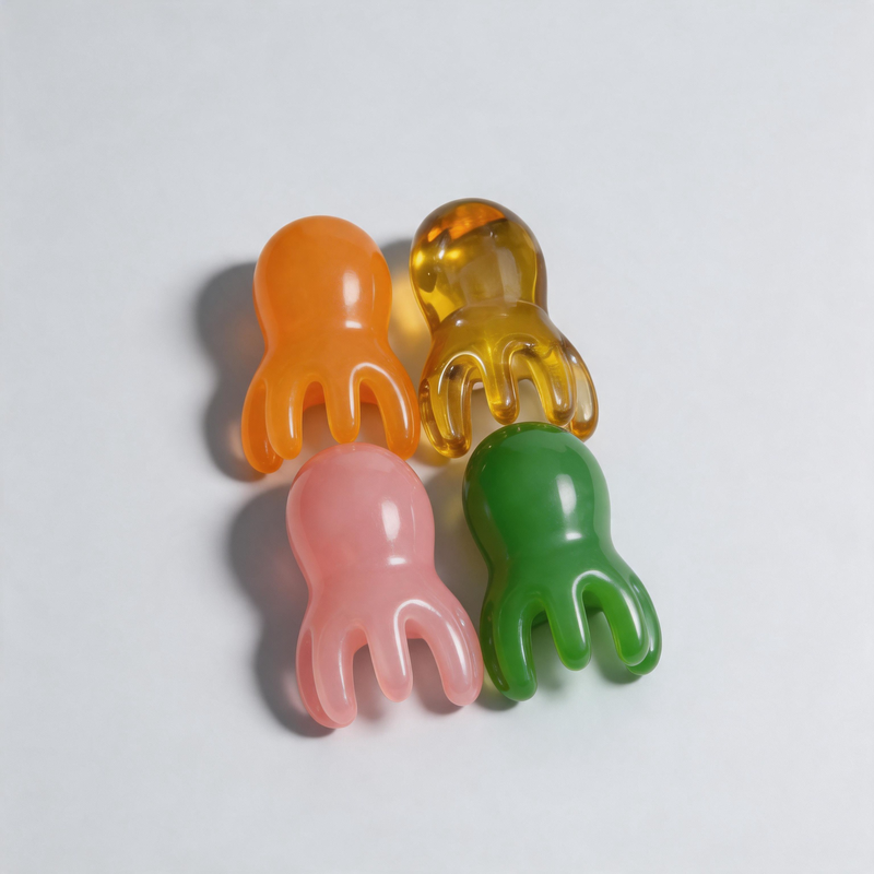 Everyday Resin Octopus-Shaped Body Massage Comb