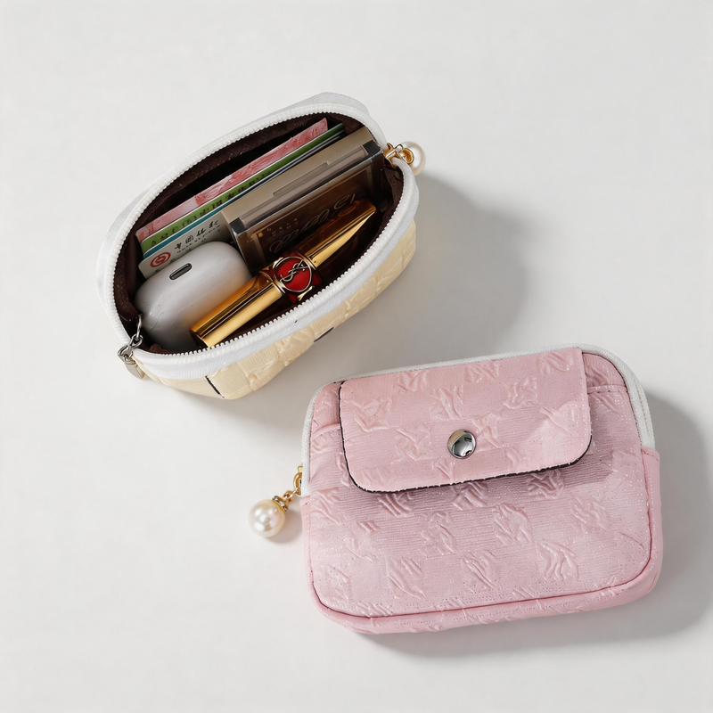 Pastel Snap Card Pouch