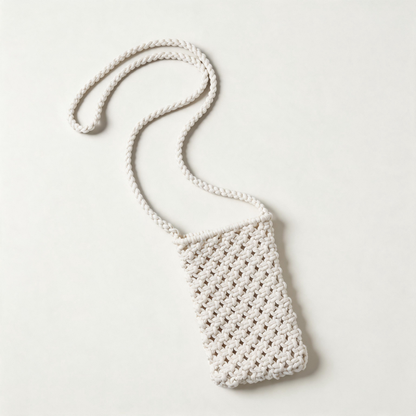 Woven Phone Crossbody Bag
