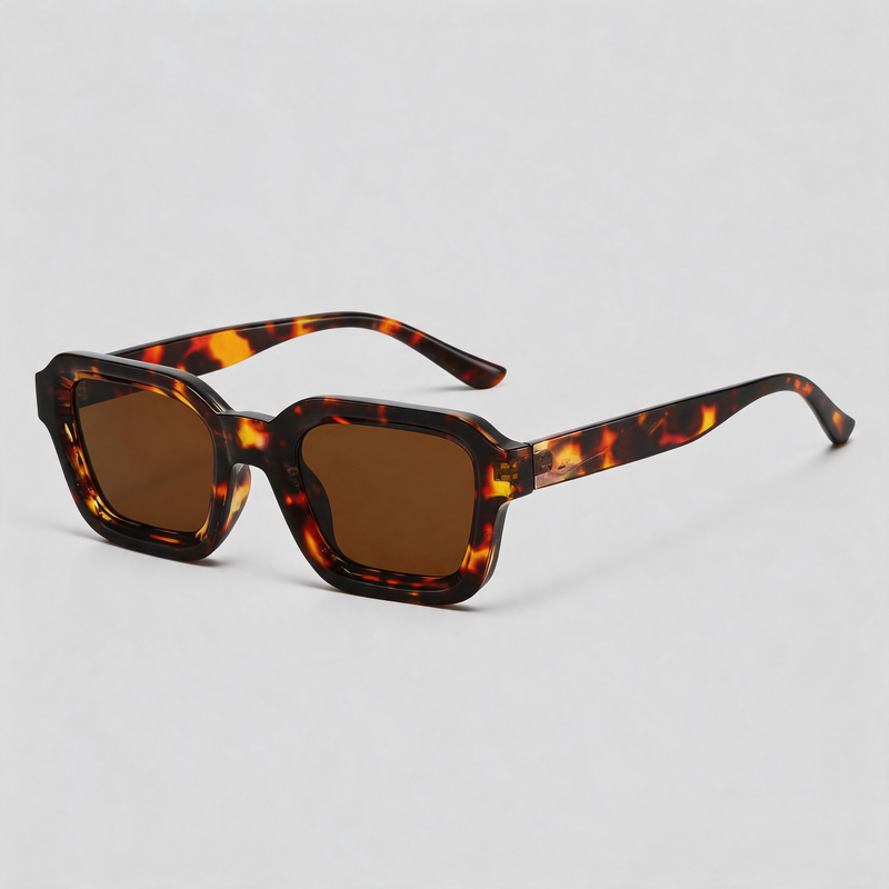Thick Square Gradient Lens Fashion Sunglasses