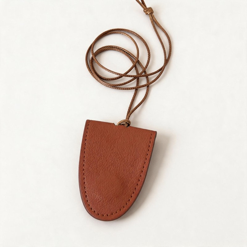 Faux PU Sunglasses Holder Necklace
