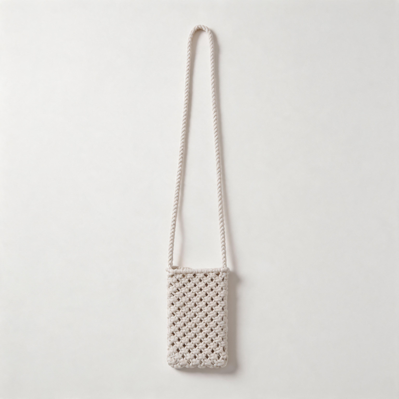 Woven Phone Crossbody Bag