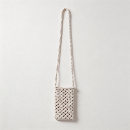 Woven Phone Crossbody Bag