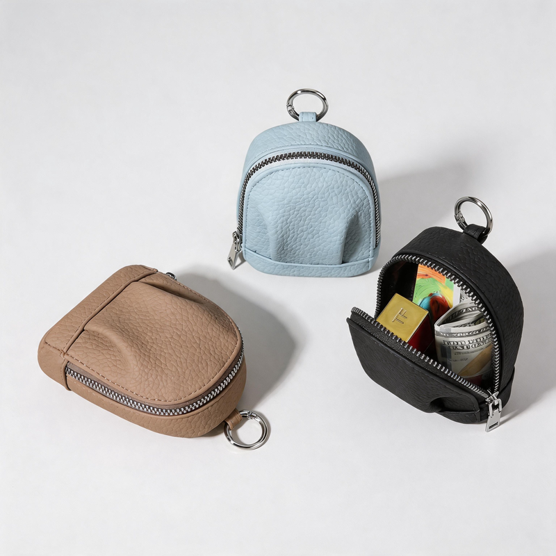 Zippered Coin Pouch