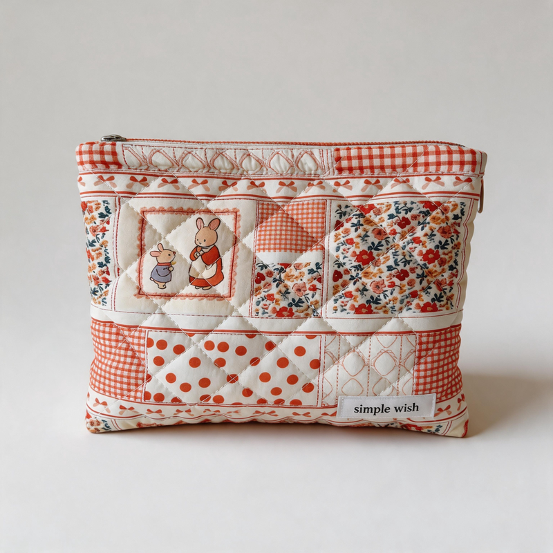 Aesthetic Patterned Cotton Daily Fashion Bag