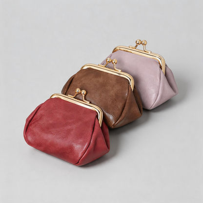 Kiss Lock Cosmetic Mini Pouch