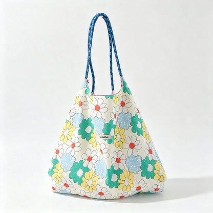 Floral Reusable Tote Bag