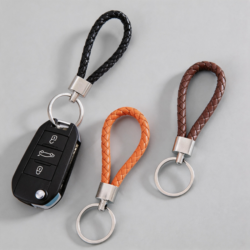 Braided PU Keychain - Shopdayla Wholesale - #4722
