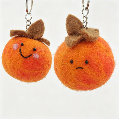 Crochet Fruit Keychain