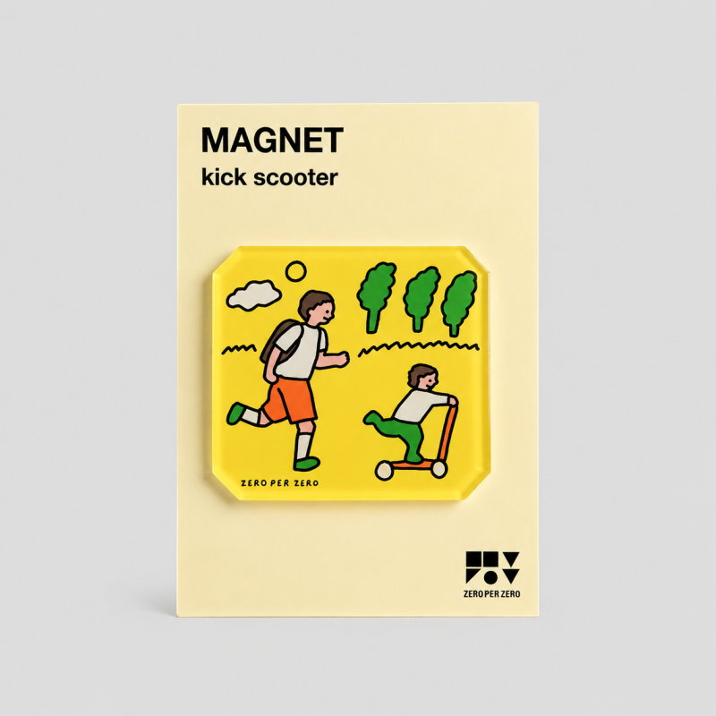 Daily Life Pattern Acrylic Fridge Magnet