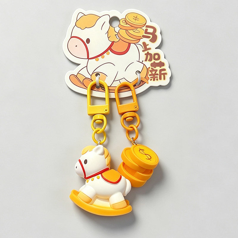 Magnetic 2‑Piece Cat Keychain Set