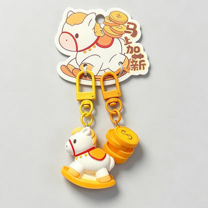 Magnetic 2‑Piece Cat Keychain Set