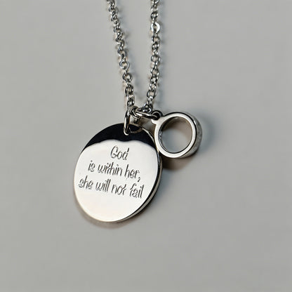 Faith Over Fear Heart Pendant - Shopdayla Wholesale - #9954
