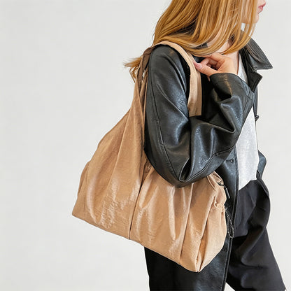 Nylon Slouchy Tote Bag - Shopdayla Wholesale - #2850