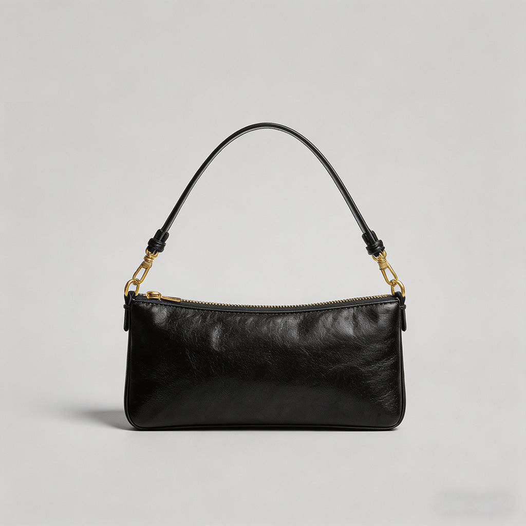 Vintage Oil-Wax Leather Baguet - Shopdayla Wholesale - #6210