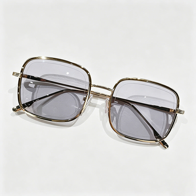 Square Metal Frame Sunglasses - Shopdayla Wholesale - #4178
