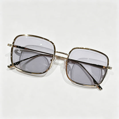Square Metal Frame Sunglasses - Shopdayla Wholesale - #4178
