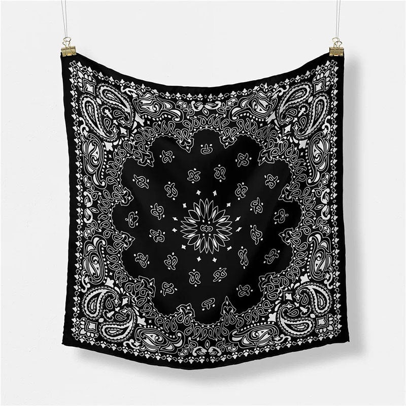 Vintage Paisley Print Square S - Shopdayla Wholesale - #6562
