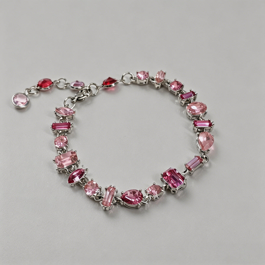 Multicolor Gemstone Tennis Bra - Shopdayla Wholesale - #7618