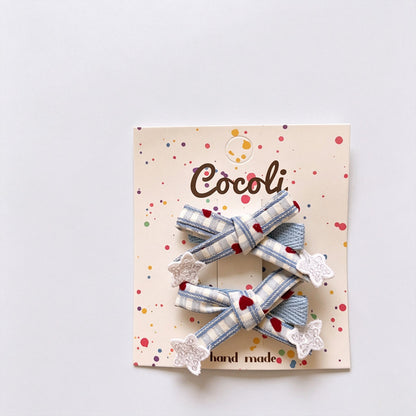 Bow Shape BB Hair Clips