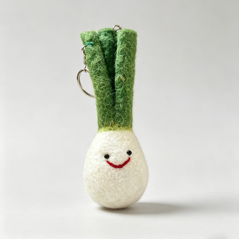 Fruit Shape Smiling Face Keychains