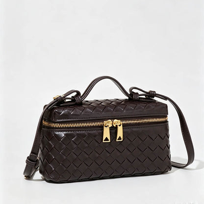 Hand‑Woven Box‑Style Crossbody - Shopdayla Wholesale - #2082