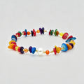 Simple Rainbow Beaded Bracelet - Shopdayla Wholesale - #3506