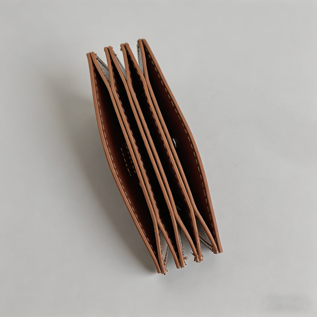 Minimalist Dual-Pouch Genuine - Shopdayla Wholesale - #2066