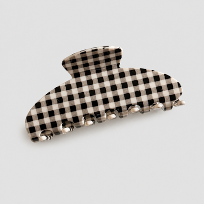 Checkered Pattern Claw Clip
