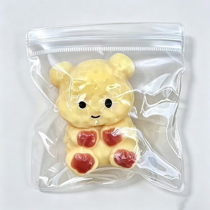 Bow Bear Shape Squish Toy
