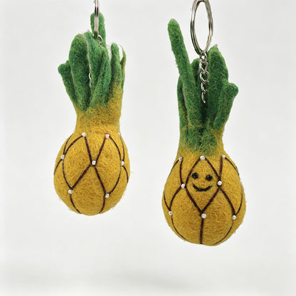 Crochet Fruit Keychain