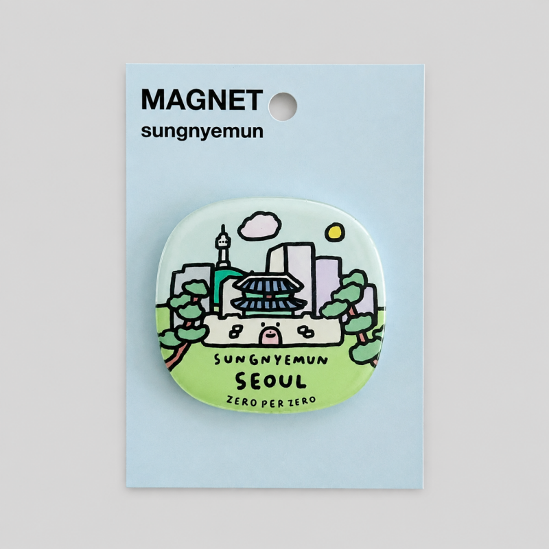 City Landscape Acrylic Fridge Magnet