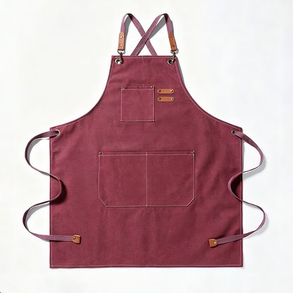 Cross‑Back Thick Apron